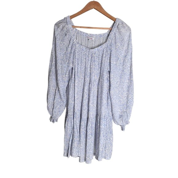 Women's - Patrons of Peace Blue Paisley Swing Dress, Size Small - Picture 1 of 8